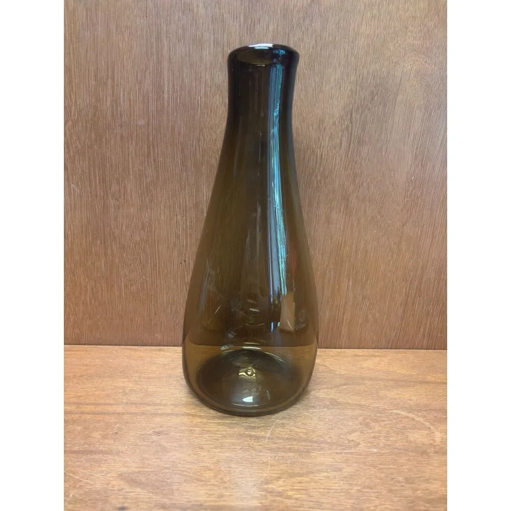 Pablo Glass Handblown Studio Art Tapered Vase 12